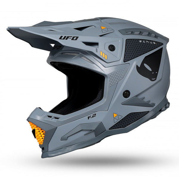 UFO Echus Motocross Helmet Grey Matt