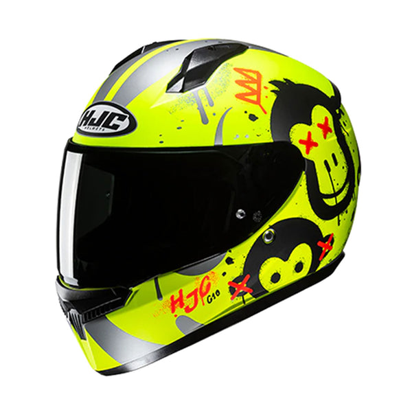 HJC C10 Helmet Geti MC3HSF Black/Yellow Matt