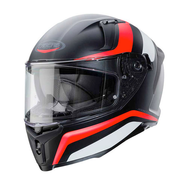 Caberg Avalon Helmet Blast Black/White/Red Matt