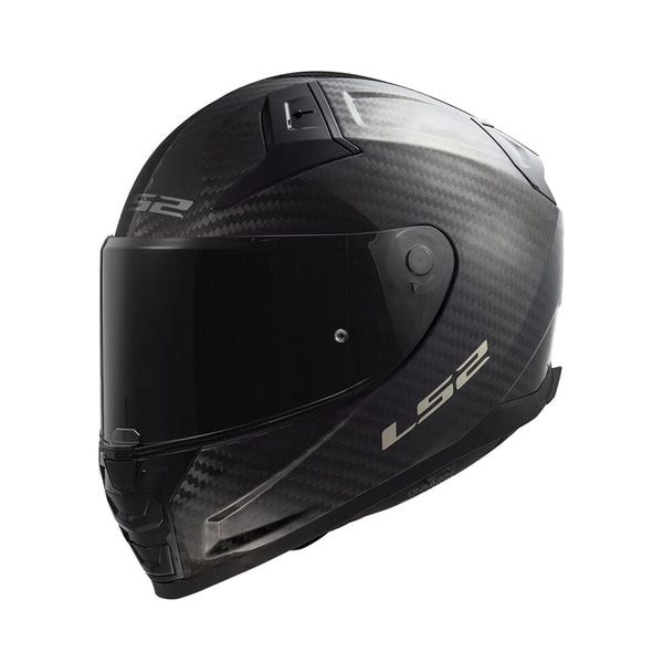 LS2 Vector II Carbon Helmet Solid Black