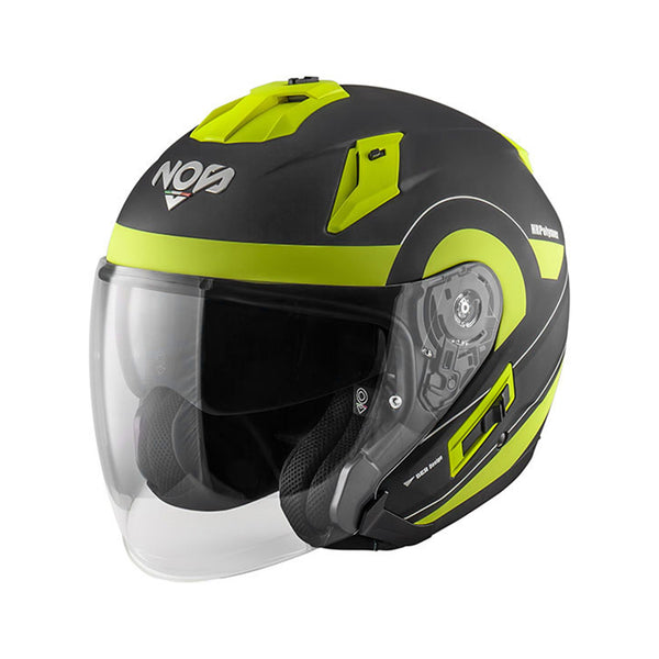 Nos NS-2 Helmet Zone Black/Yellow Fluo Matt