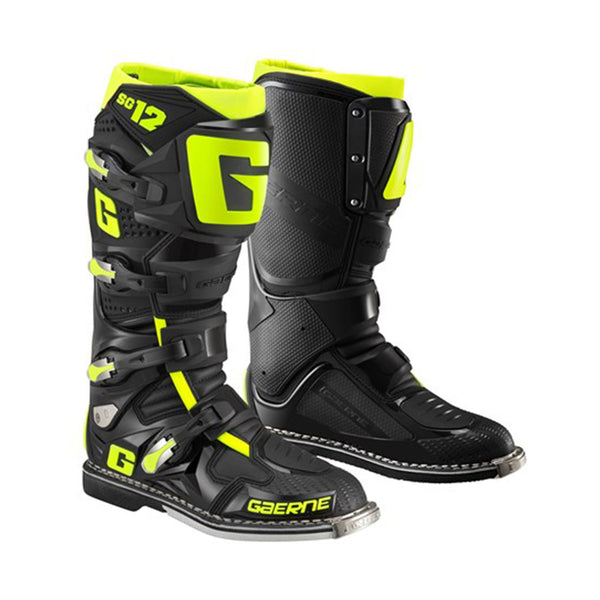 Gaerne SG 12 Boots Black/ Yellow Fluo