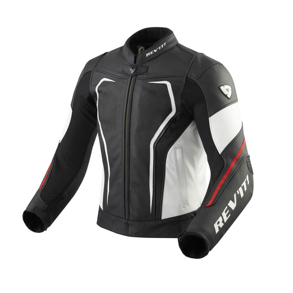 Rev'It Vertex GT Leather Jacket Black/Red