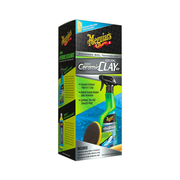 Meguiar's Kit da Decontaminazione Hybrid Ceramic Synthetic Clay Kit