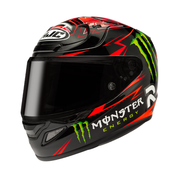 HJC Rpha12 Helmet Quartararo Replica MC1 Black/Red Fluo Gloss