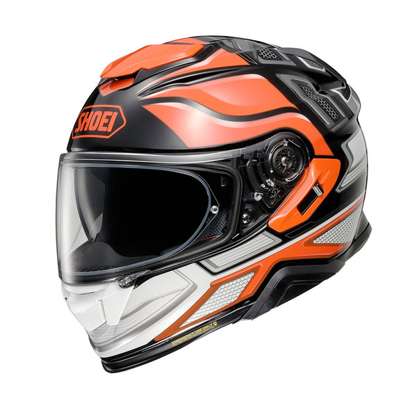 Shoei Gt-Air 2 Helmet Notch TC-8 Black/White/Orange Gloss