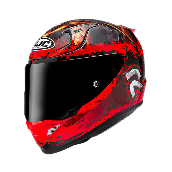 HJC Rpha12 Helmet Diablo Blizzar MC1 Black/Red Gloss