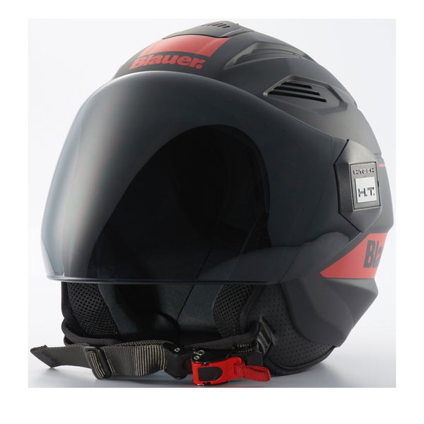 Blauer Brat Helmet Black/Red Matt