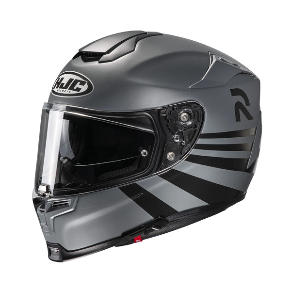 HJC Rpha70 Helmet Stipe MC5SF Black/Grey Matt