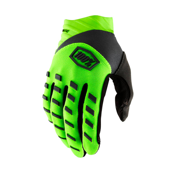 100% Airmatic Gloves Fluo Yellow/ Black