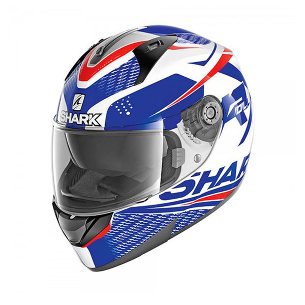 Shark Ridill 1.2 Helmet Stratom White/Blue/Red Gloss