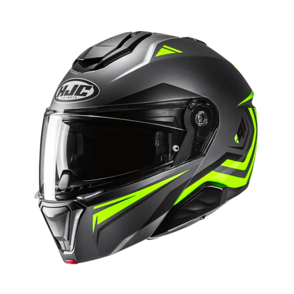 HJC i91 Helmet Tricus MC3HSF Black/Grey/Yellow Matt