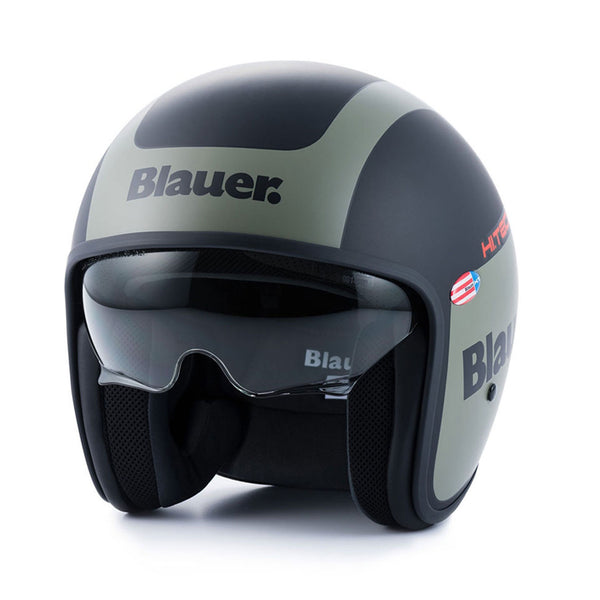 Blauer Pilot 1.1 Helmet Grafica Black/Green Matt