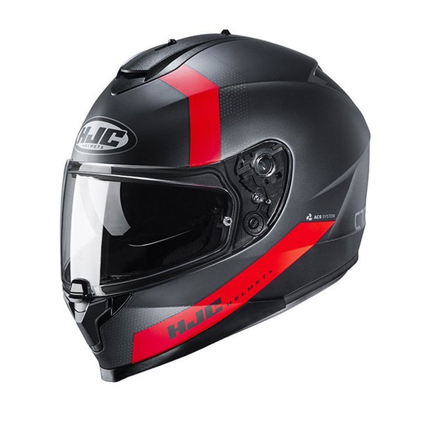 HJC C70 Helmet Eura MC1SF Black/Red Matt