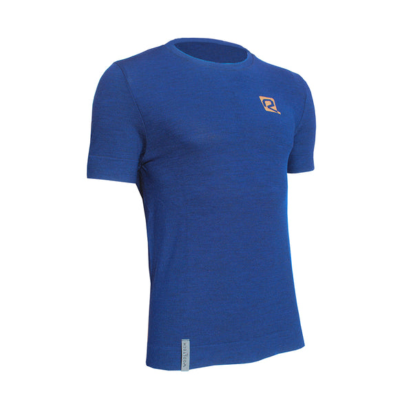 Riday Maglia Manica Corta Wooltech Extrafine Blue