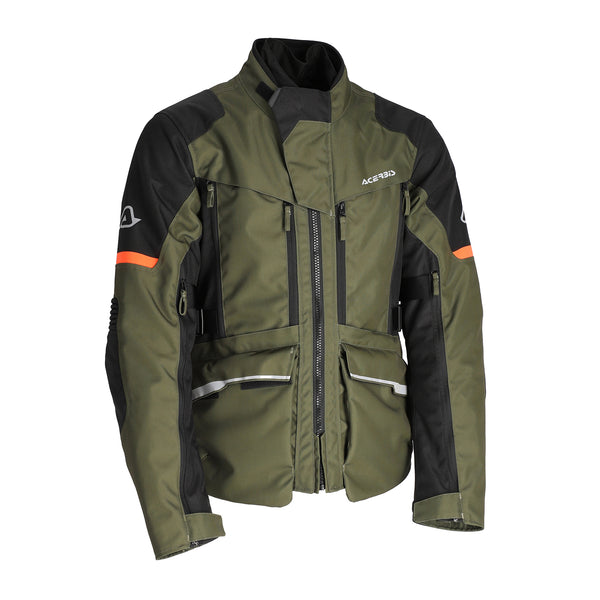 Acerbis CE X-Rover Jacket Green/ Orange