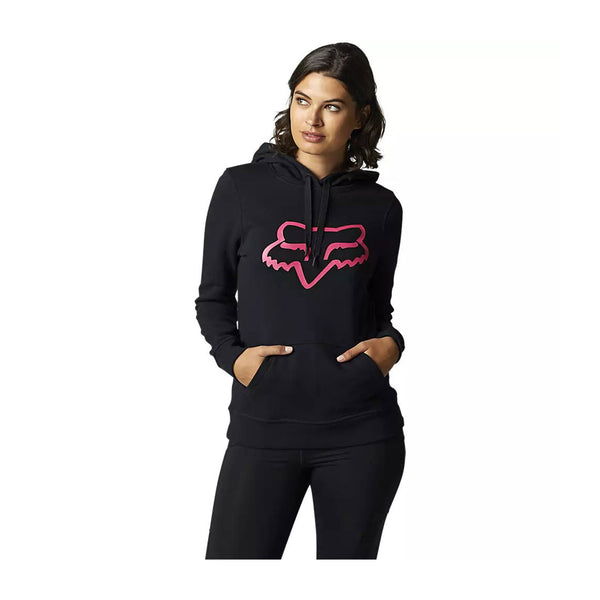 Fox Womens Boundary Pullover Fleece Black/Pink