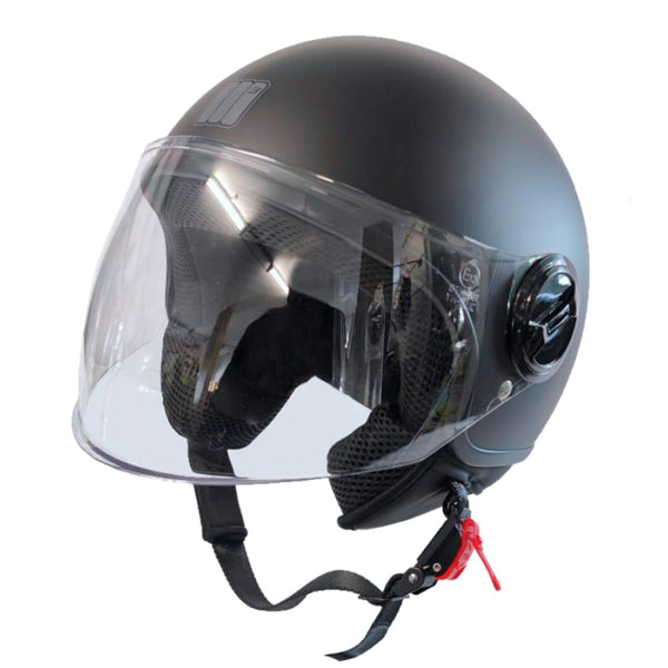 Motocubo Bat Helmet Black Matt