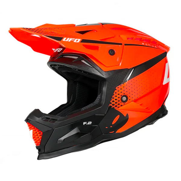 UFO Echus Motocross Helmet Orange/ Black Matt