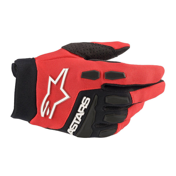 Alpinestars Youth & Kids Full Bore Gloves Bright Red/ Black
