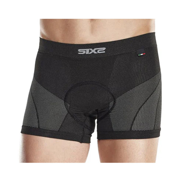 SIXS Boxer 4 Stagioni con Endurance Pad Black Carbon