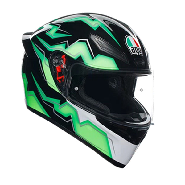 Agv K1 S E22.06 Helmet Kripton Black/Green Gloss