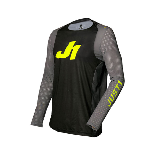 Just1 Jersey J-Flex Aria Dark Grey Fluo Yellow