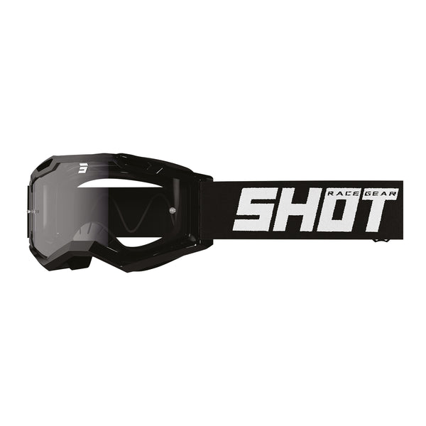 Shot Maschera Assault 2.0 Solid Black Glossy