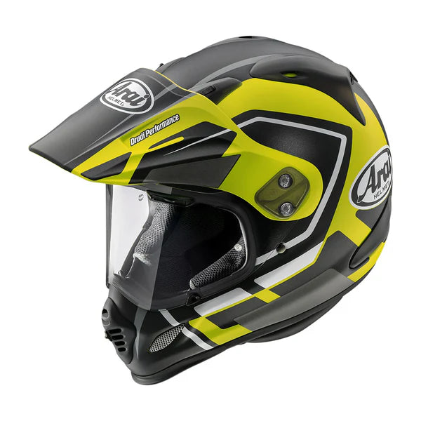 Arai Tour-X 4 Helmet Detour-II Yellow Fluo Matt