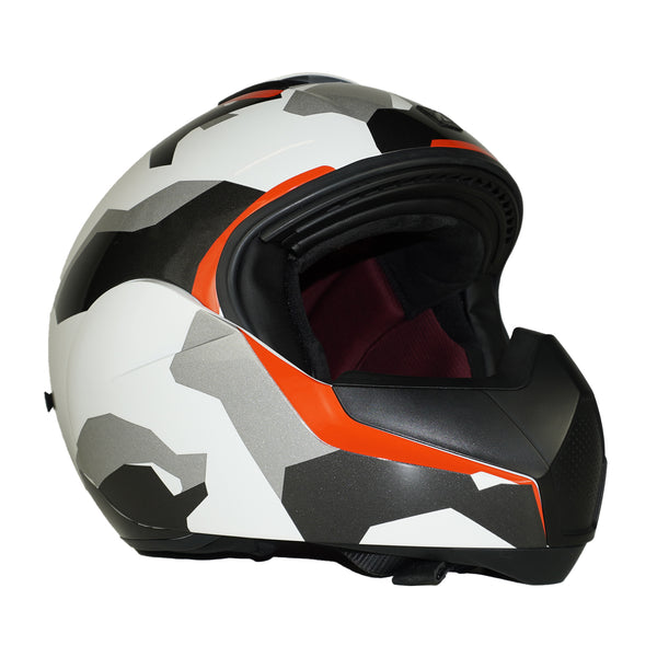 Shark Vancore Helmet White/Grey/Red Gloss