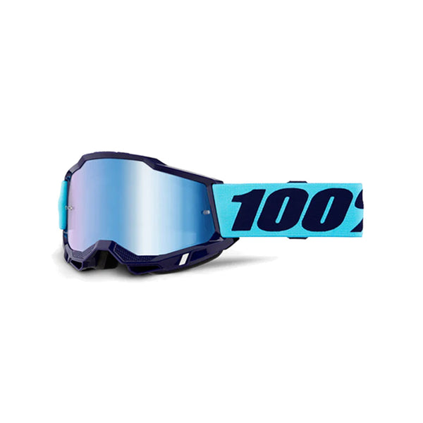 100% Maschera da cross Accuri 2 Vaulter lente a specchio Blu