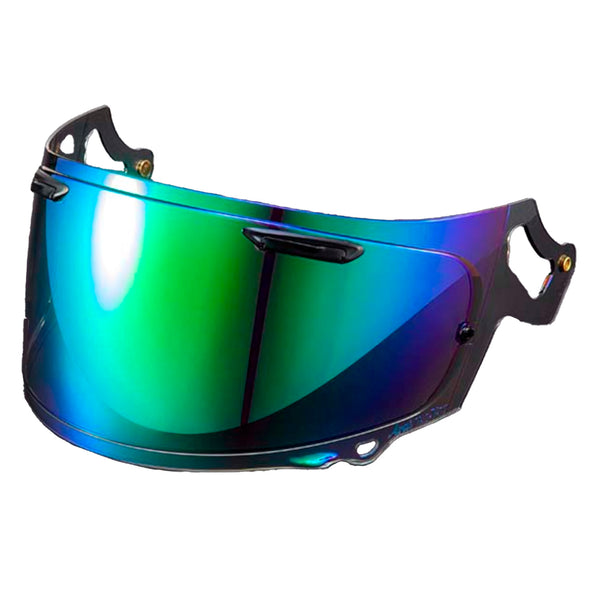 Arai Visor Tipo Vas-V Max Vision With Pins Mirror Green