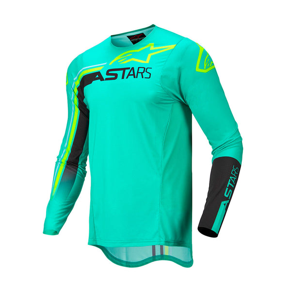 Alpinestars Supertech Blaze Jersey Pastel Green/ Black/ Yellow Fluo