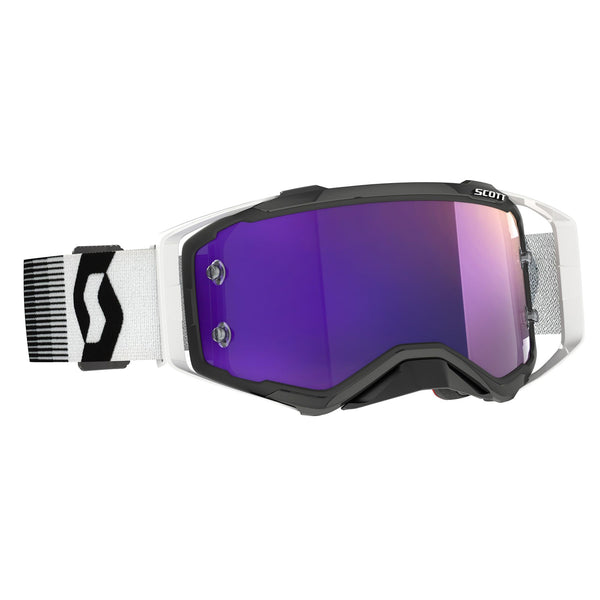 Scott Prospect Goggle Premium Black/White/Purple Chrome Works