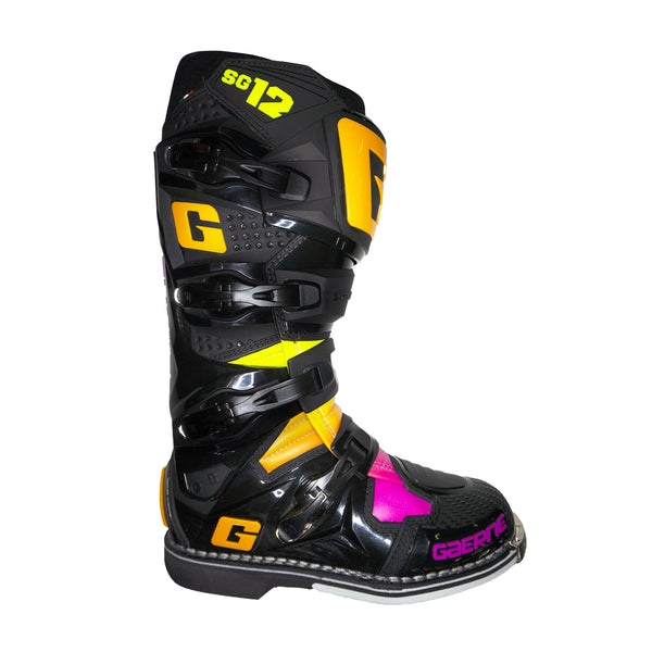 Gaerne SG 12 Boots Black/ Orange/ Pink Limited Edition