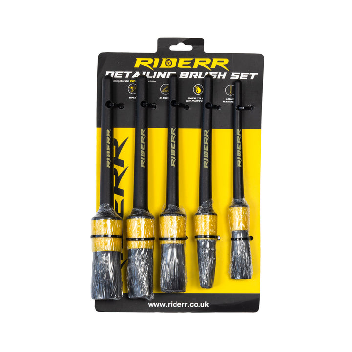 Riderr Set di 5 Pennelli per Detailing