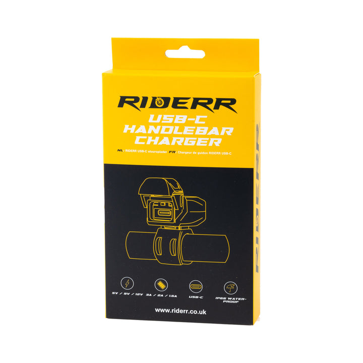 Riderr Caricatore da Manubrio USB-C