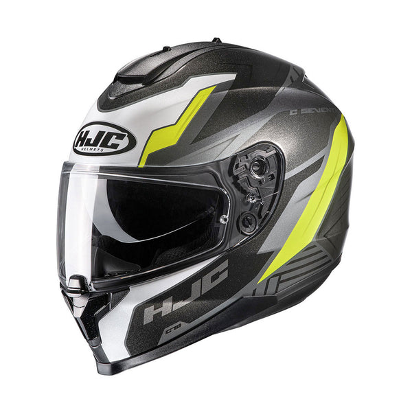 HJC C70 Helmet Silon MC3H Black/White/Yellow Fluo Gloss