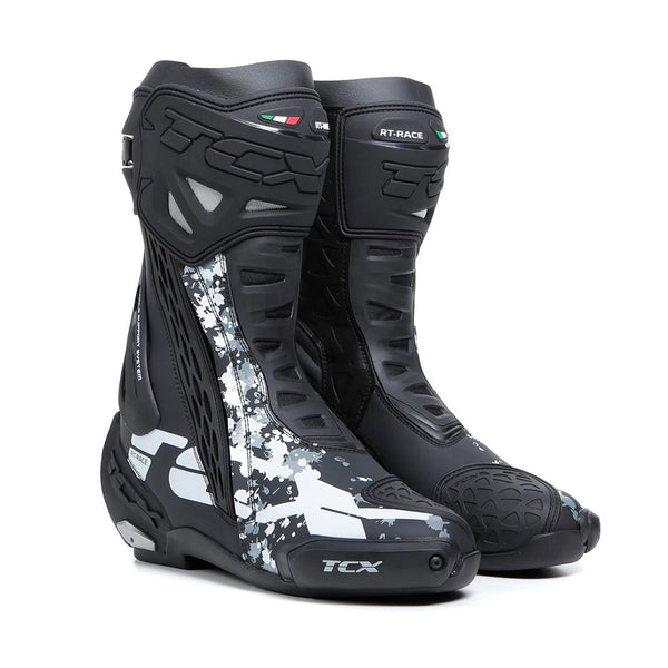 TCX Rt-Race Boots Black/White/Grey