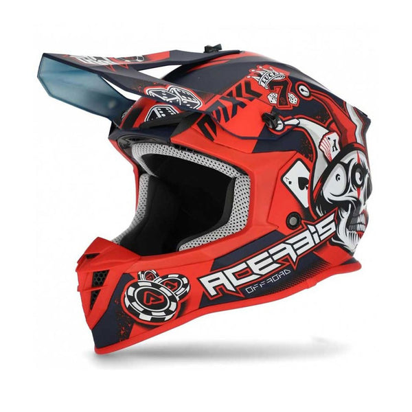 Acerbis Linear Helmet Blue/ Red