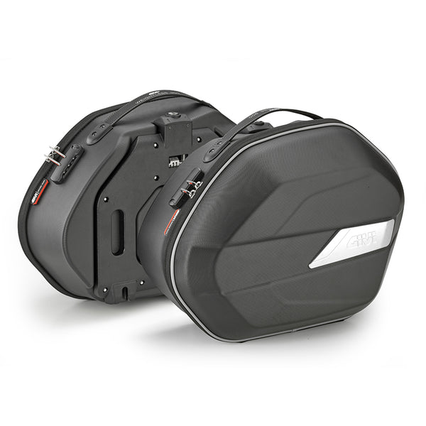 Givi WL900 Monokey - Coppia di Borse Laterali Monokey Semirigide, 25lt.