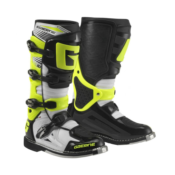 Gaerne SG 10 Boots Black/ White/ Yellow