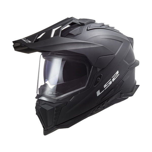 LS2 Explorer Helmet Solid Black Matt