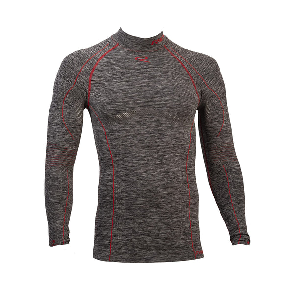 Riday Maglia Manica Lunga Termica Melange/Red