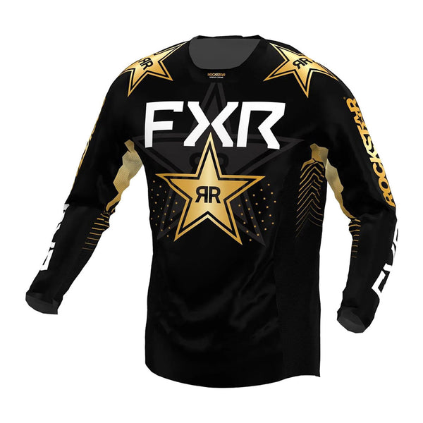 FXR Podium MX Jersey Rockstar Black/Gold