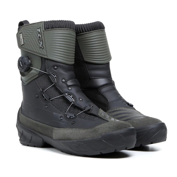 TCX Infinity 3 Mid Boots Waterproof Black/Military Green