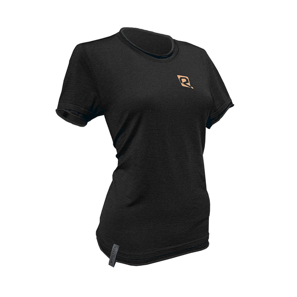 Riday Maglia Manica Corta Wooltech Extrafine Lady Black
