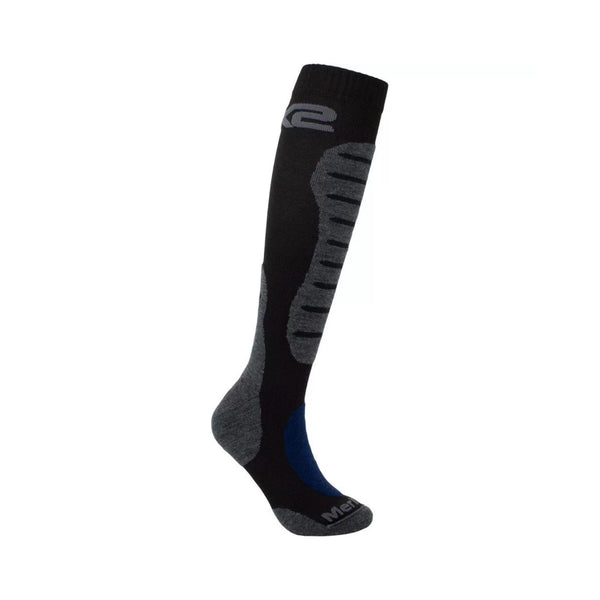 SIXS Calza Lunga Rinforzata Lana Merino Black/Grey