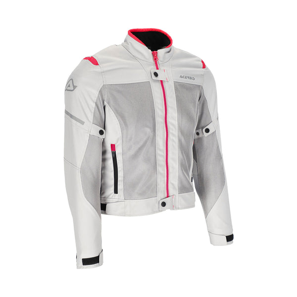 Acerbis CE Ramsey My Vented 2.0 Lady Jacket Grey/ Pink