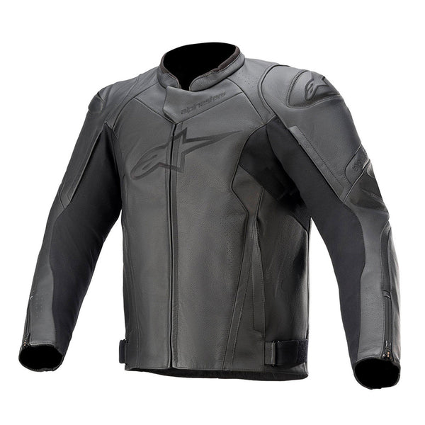 Alpinestars Faster V2 Leather Jacket Black/ Black